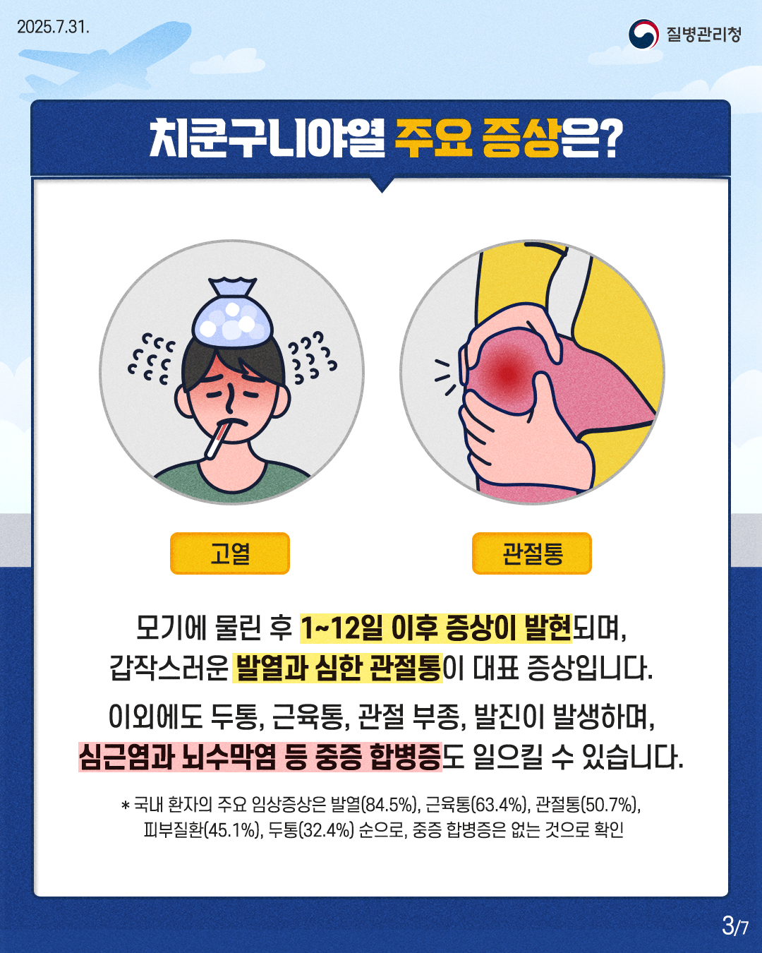 모기 매개 감염병, 치쿤구니야열이란?